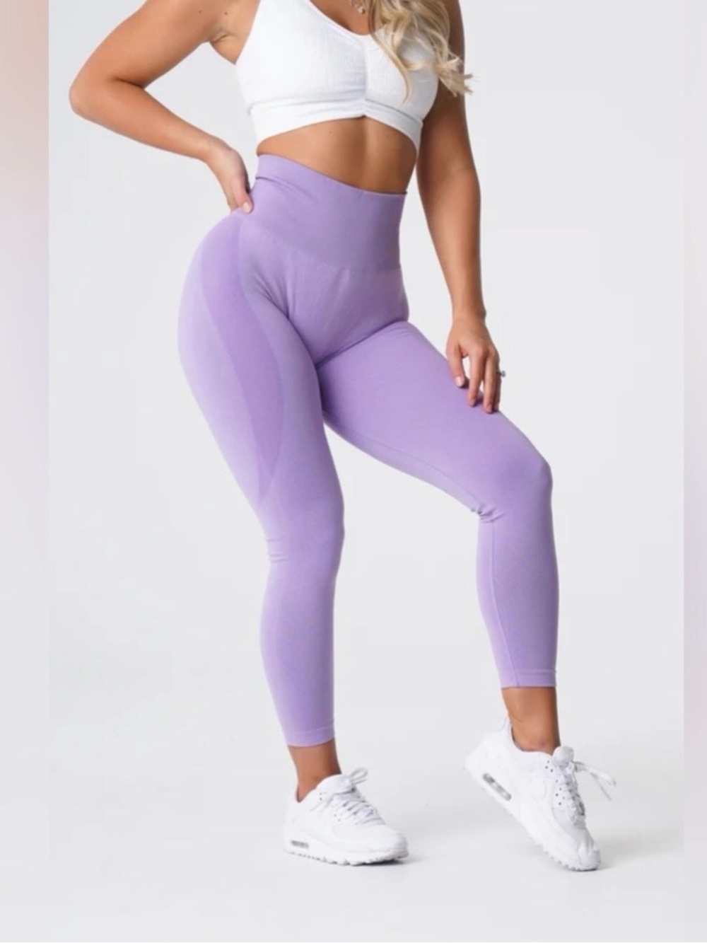 NVGTN High-Waist Lavender Sculpting Leggings